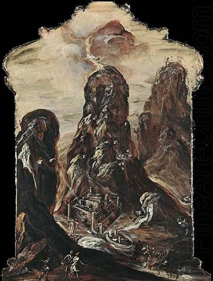 GRECO, El Mount Sinai china oil painting image